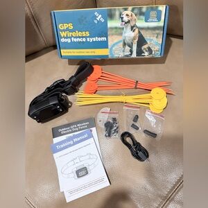 GPS Wireless Dog Fence System, Rechargeable Electric Fence for Dogs, IPX6 ….